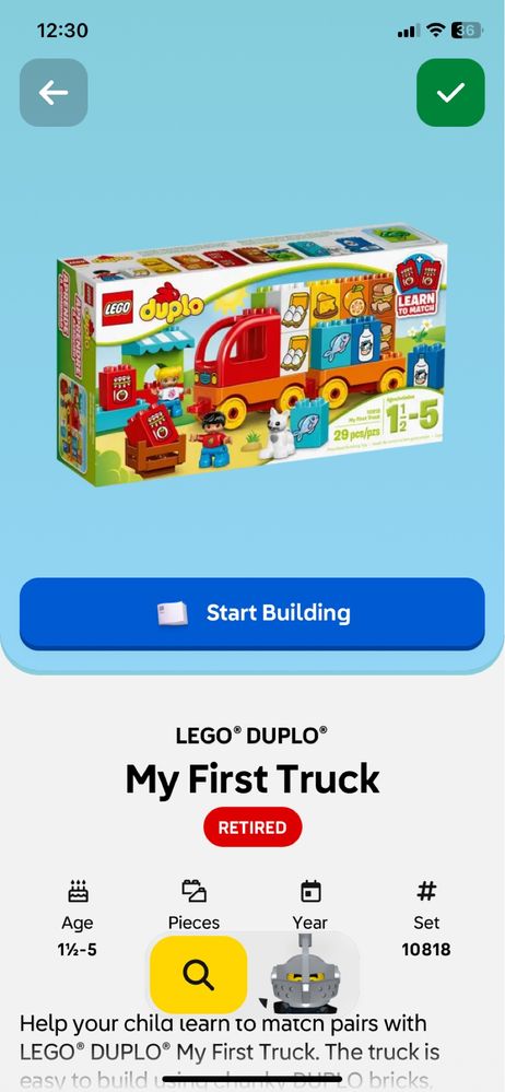 Lego Duplo 10818 - Primeiro Camiao