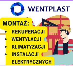 Montaż rekuperacji, wentylacji, pomiary, darmowa wycena, Cała Polska