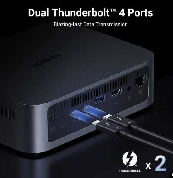 НАС (NAS) сервер UGREEN NASync DXP480T Plus (4*2Tb Samsung 990 PRO)