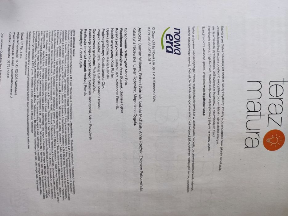 Teraz Matura Język Angielski repetytorium