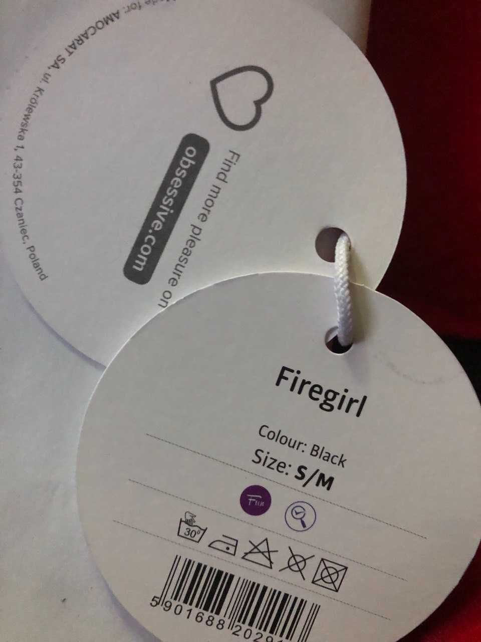 Эротический костюм Obsessive "Firegirl"
