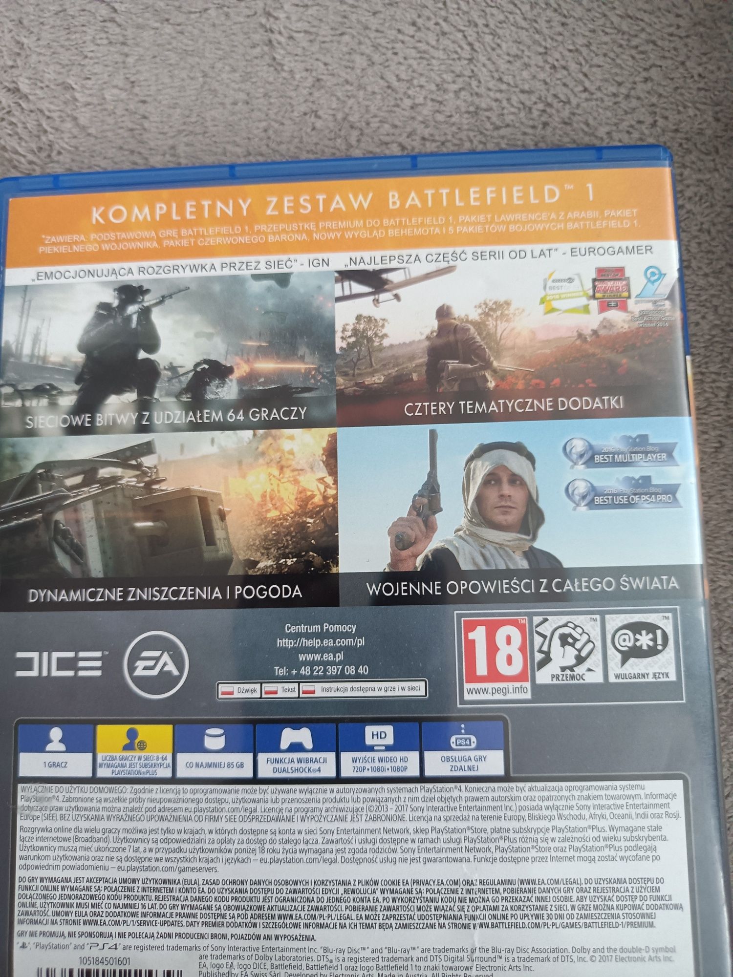 Battlefield 1 rewolucja PS4