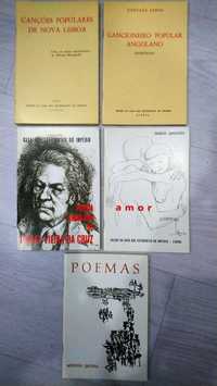 Livros antigos de poesia e música Todos 15€