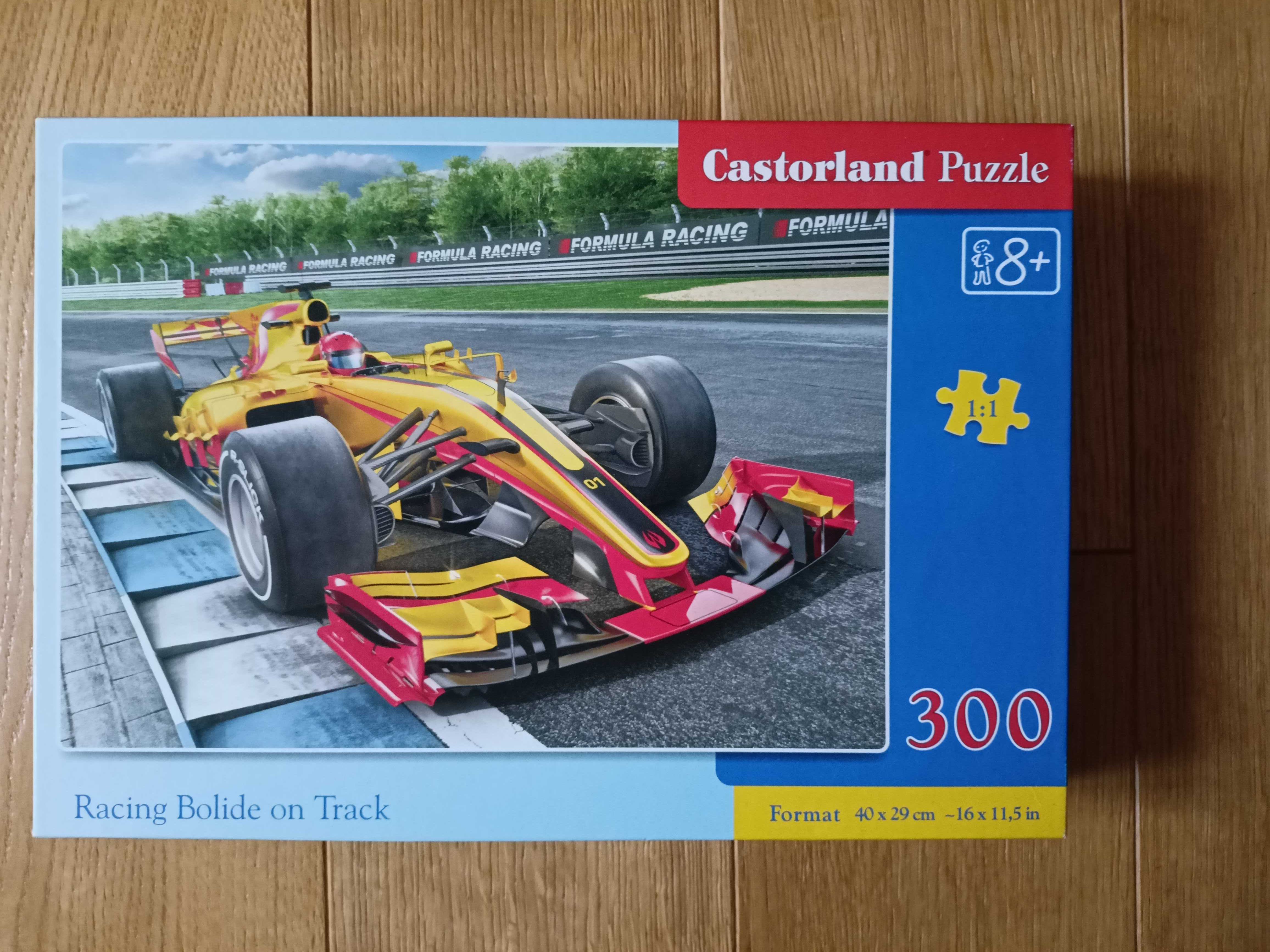 Puzzle Castorland samochód wyścigowy, bolid, formuła, 300 el.  wiek 8+