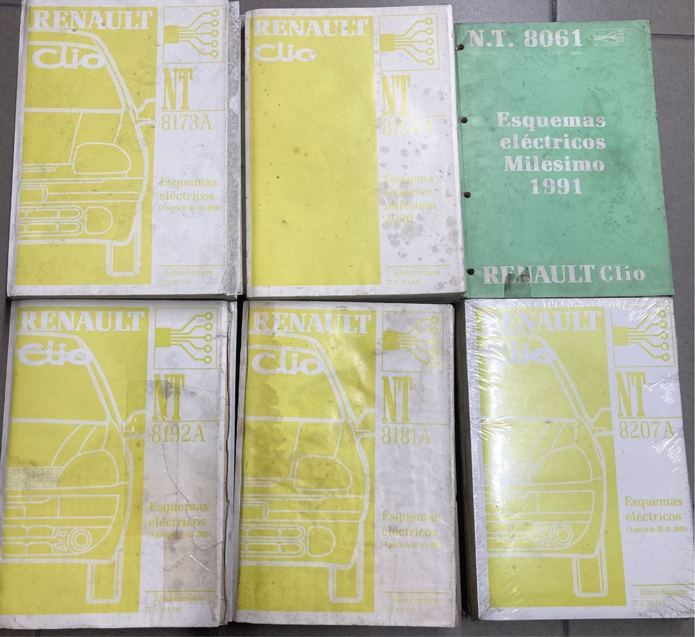 Livros tecnicos de oficina Renault