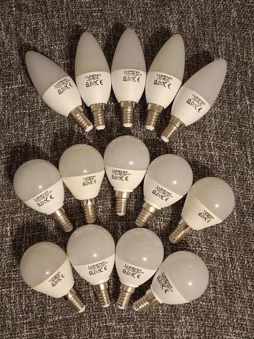 14x Żarówki LED E14 4W