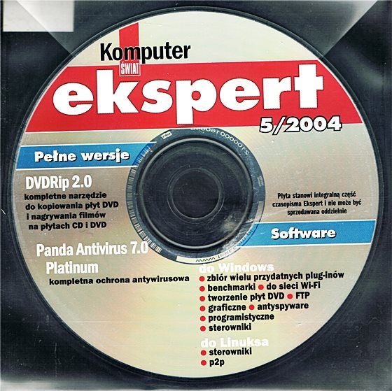 GRY i PROGRAMY PC - płyta CD z czasopism komputerowych