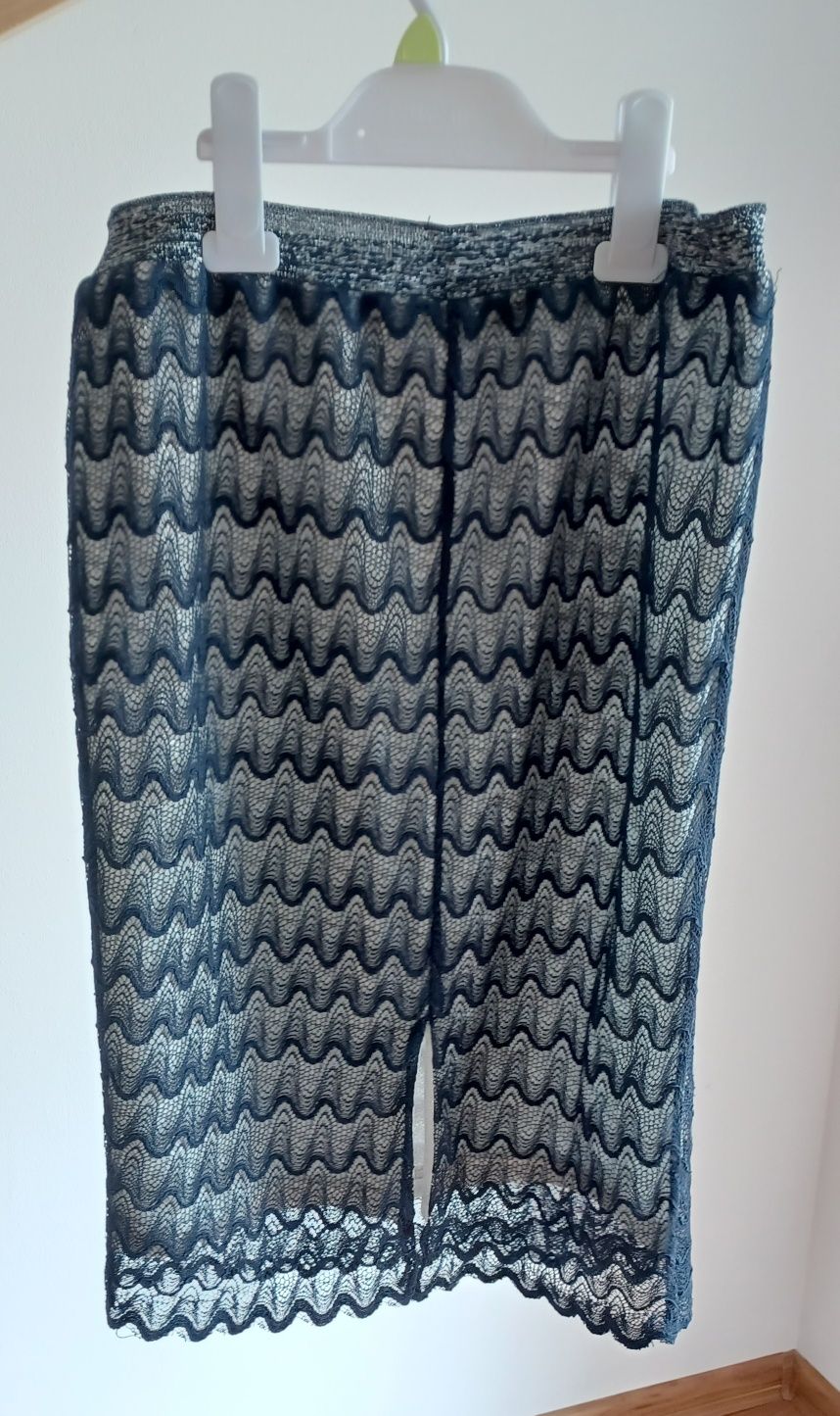 Elegancki komplet spódnica ołówkowa i bluzka w stylu crop top Roz. M