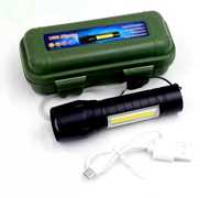 Компактний акумуляторний LED | Мощный ручной фонарик с аккумулятором