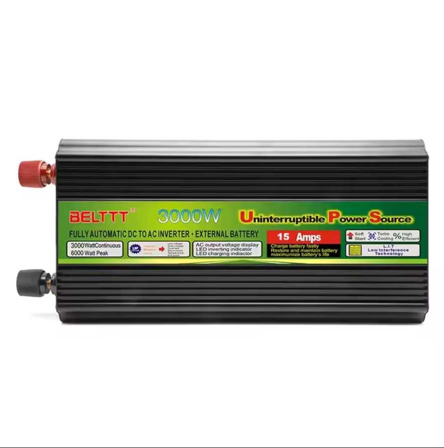 Преобразователь 12 220 3000w. Инвертор с зарядкой акумулятора