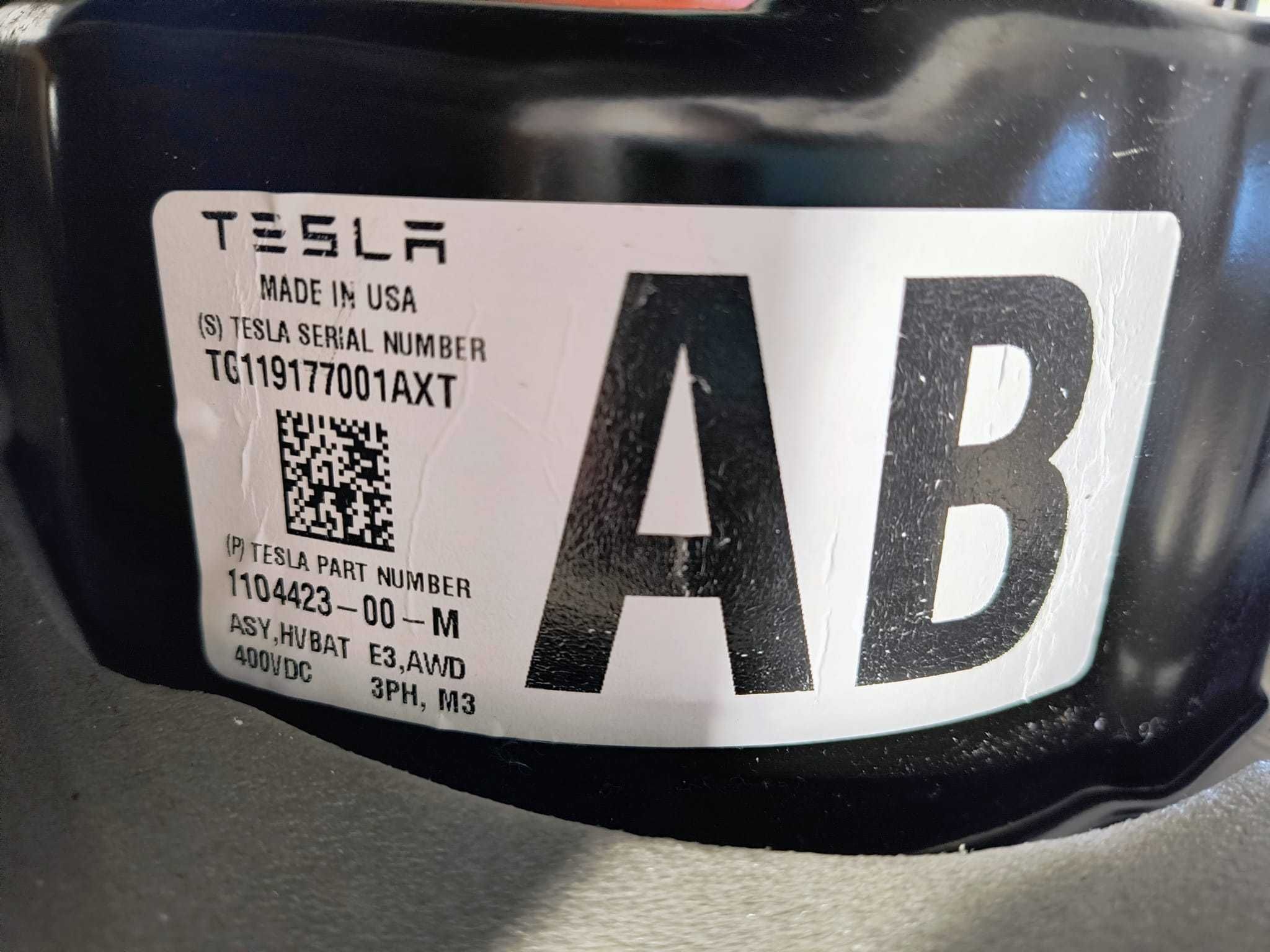 Bateria tesla 3 2021 rok  75kw ev es