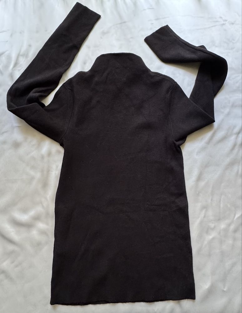 Nowy Czarny sweter  golf Mohito XXS Eco Viscose klasyczny basic
