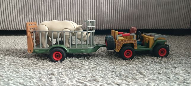 Zabawki zestaw transport nosorożca Playmobil