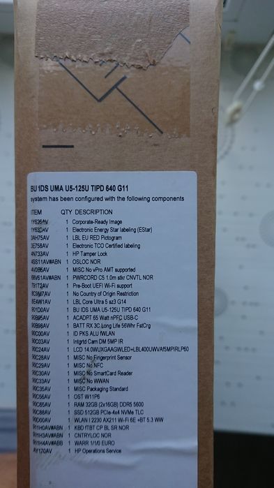 Новый ноутбук HP EliteBook 640 G11