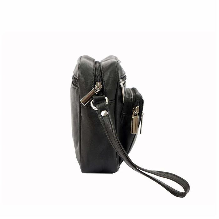 saszetka skórzana albatross czarny