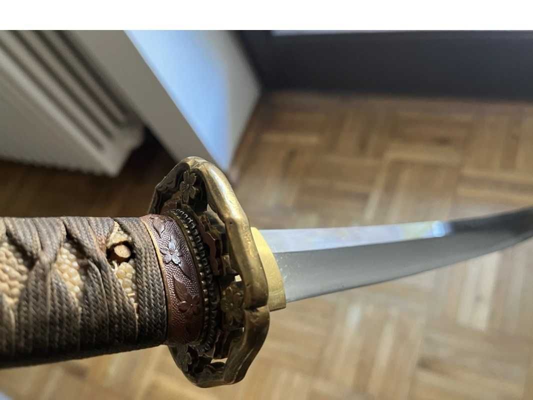Prawdziwa Katana Japońska oprawa 98 shin guntō [Miecz KOTO] dł. 77,5 c