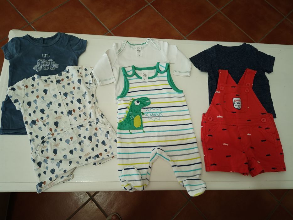 Lote roupa bebé 56-60cm