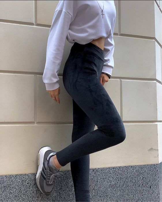 Лосини велюрові/Висока талія