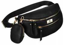 Saszetka damska crossbody ze skóry ekologicznej - Rovicky