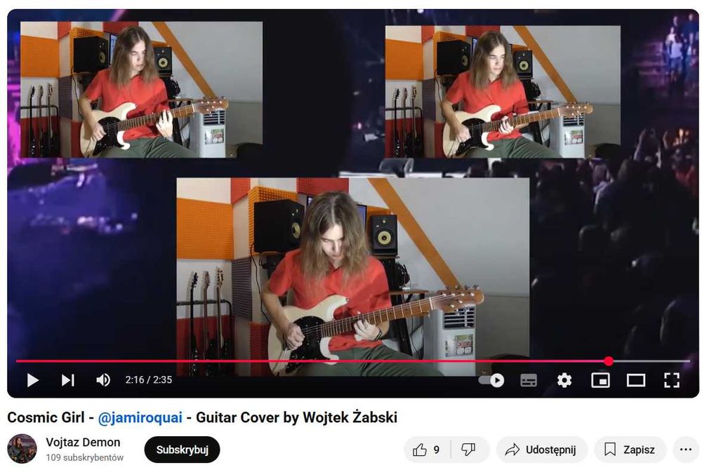 Sterling by Music Man CT50 HSS VC - stan igła