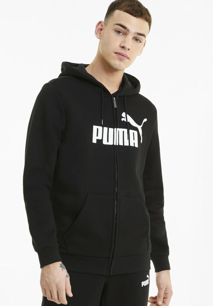 Кофта Puma худі / НОВА ОРИГІНАЛ / чоловіча чорна S, XL