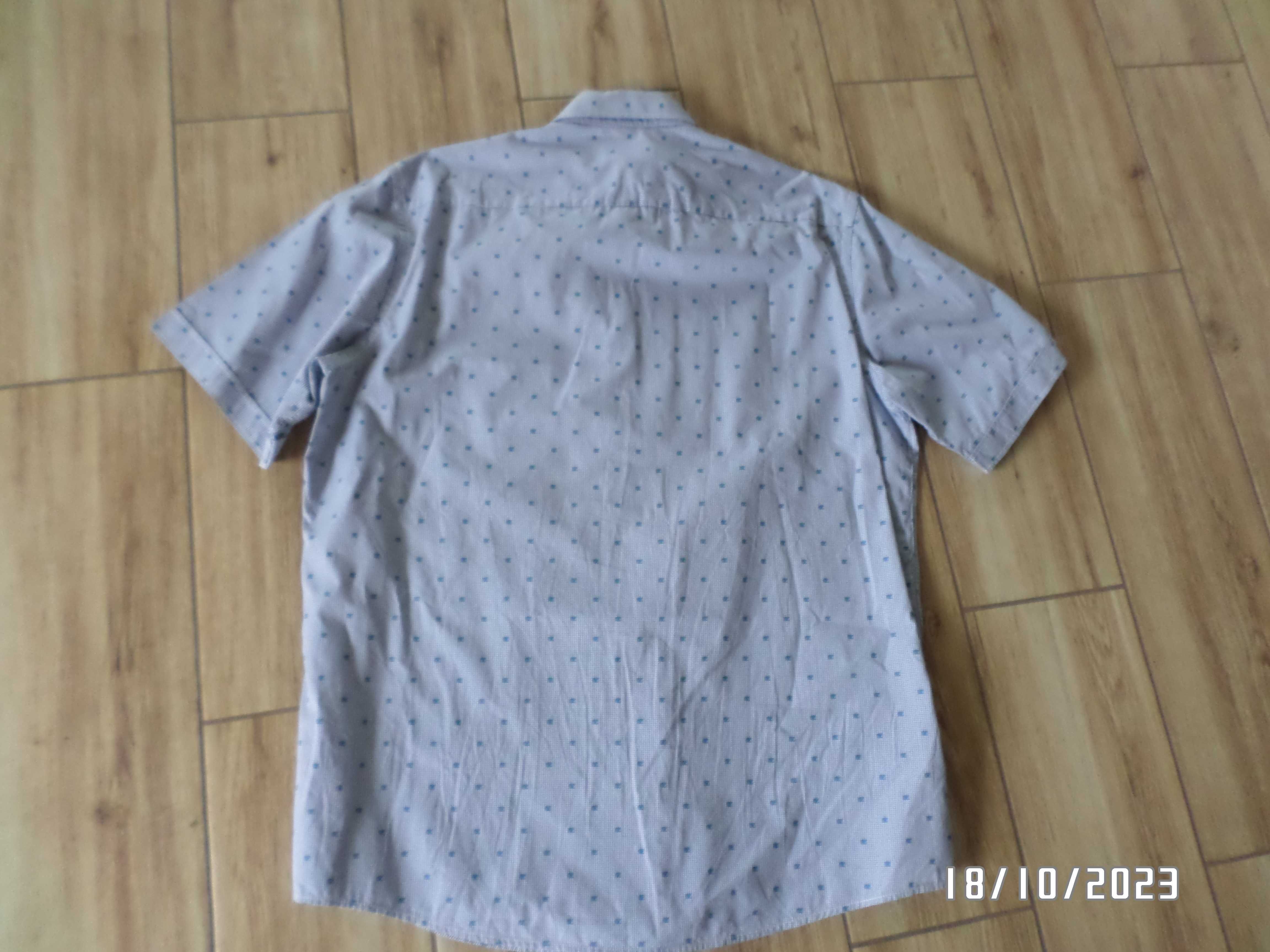Firmowa bawełniana koszula męska-XL-43/44-CASA MODA
