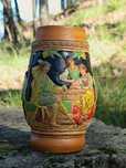 Caneca de cerveja tradicional alemã vintage