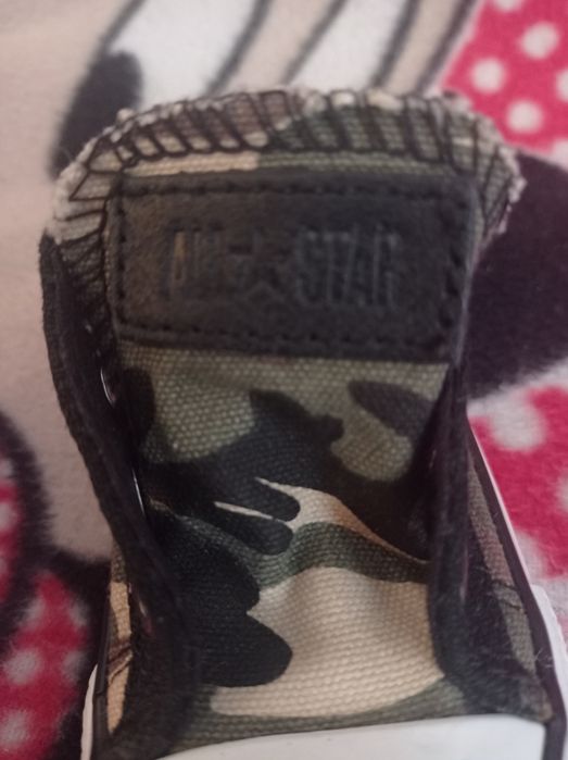 Buciki trampki dla dziecka roz 18 moro Khak All Star Converse i