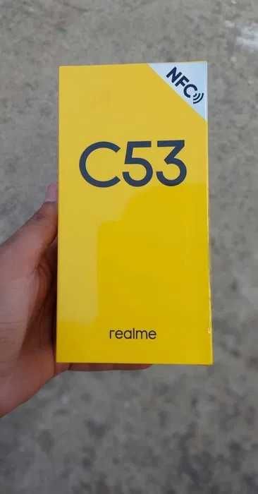 Смартфон Realme C 53 NFC 8/256Gb black, gold новые запечатанные