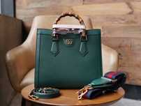 Torebka GUCCI diana bamboo ZIELEN
