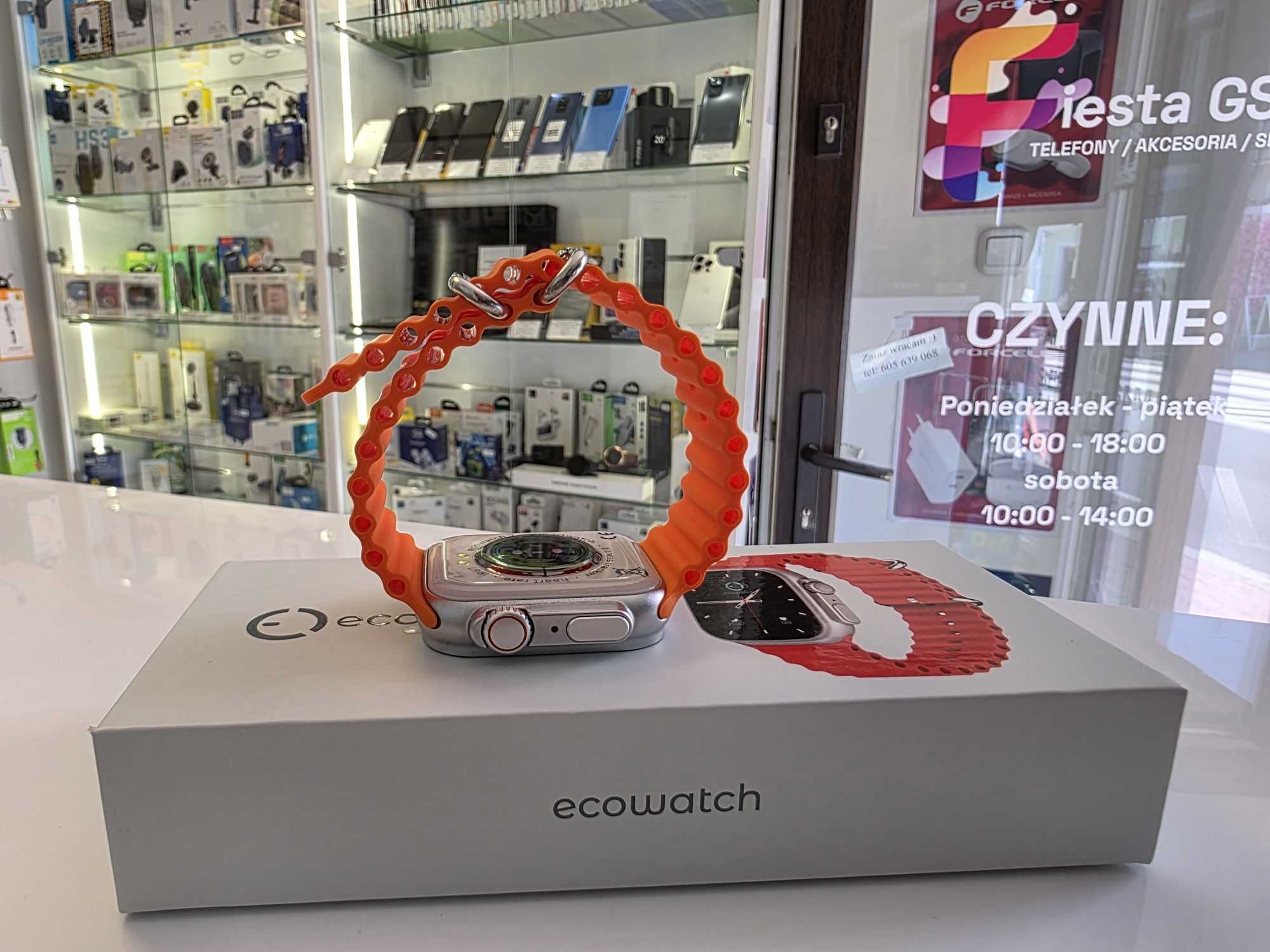 Smartwatch Maxcom Ecowatch 2, a'la Watch Ultra, IP67, gwarancja 23m.