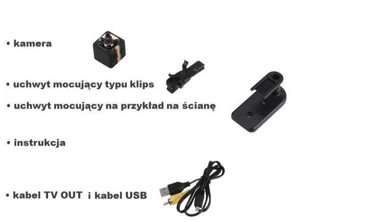 Kamera szpiegowska z czujnikiem ruchu SQ11 Full HD