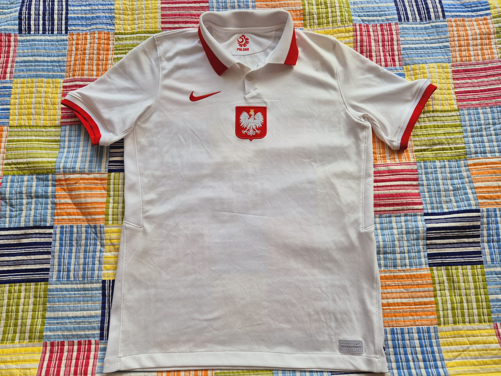 NIKE koszulka dziecięca reprezentacji Polski rozm. XL 158/170 cm.