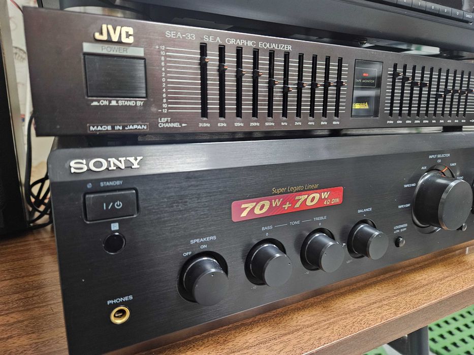 Amplificador Sony Equalizador Rádio