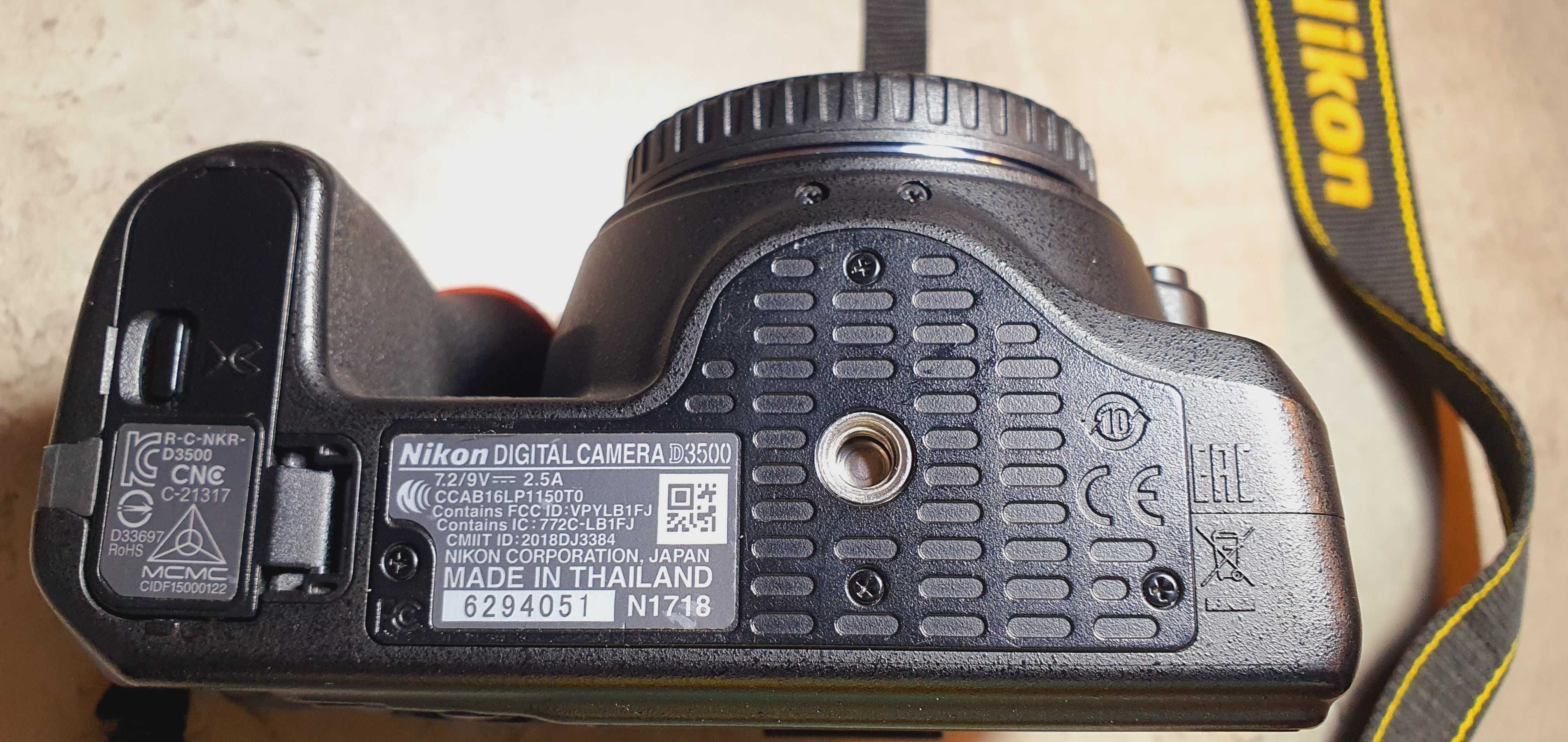 Nikon D3500 3 obiektywy Zestaw