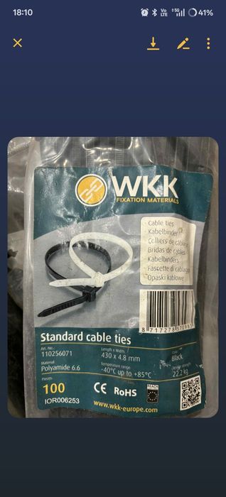 Trytytki opaski zaciskowe opaski kablowe UV odporne