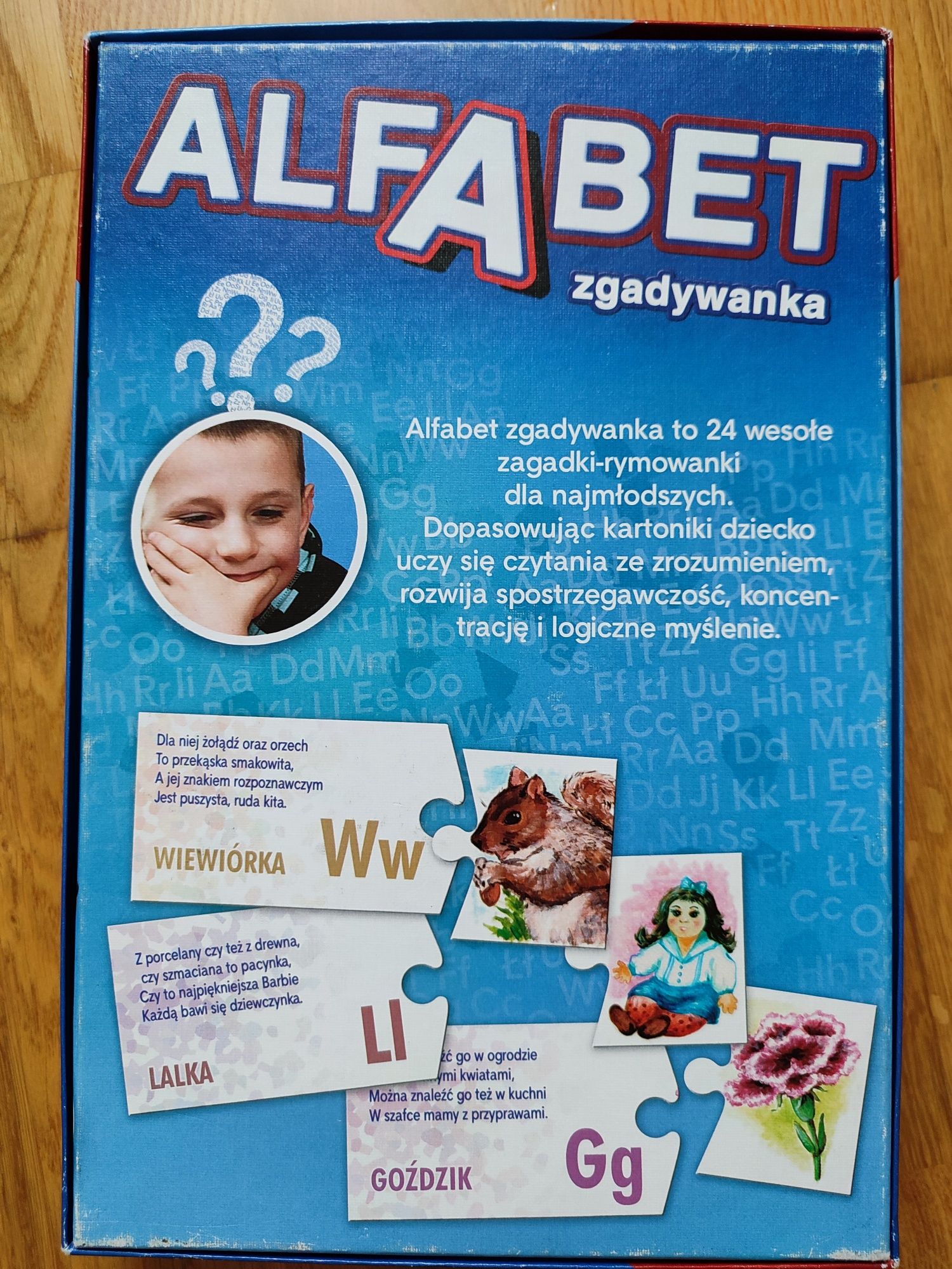 Alfabet zgadywanki gra Trefl