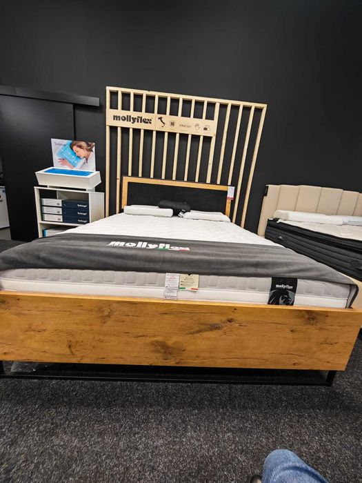 Łoże w stylu loft 160x200 od ręki. Karta, gotówka, raty, transport