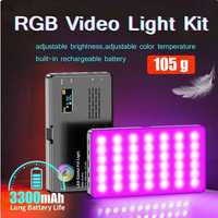 RGB LED Світло, Накамерне світло. 3300 mAh