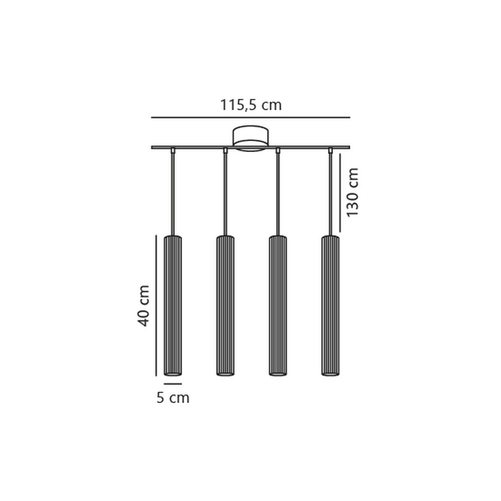 Lampa | wisząca | Vico | tuba | jakość | czarna | design | Nordlux
