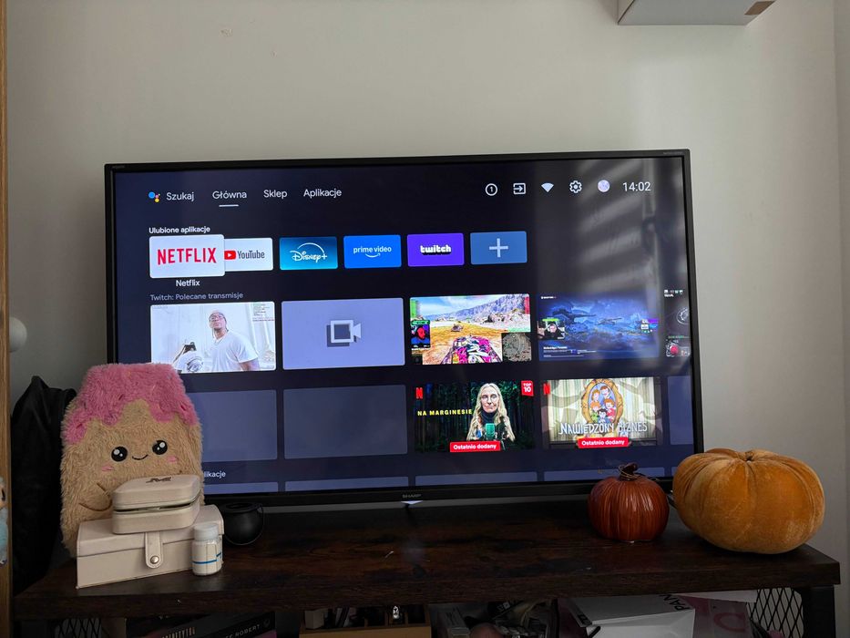 SHARP 40 cali 4K Ultra HD z systemem Android TV