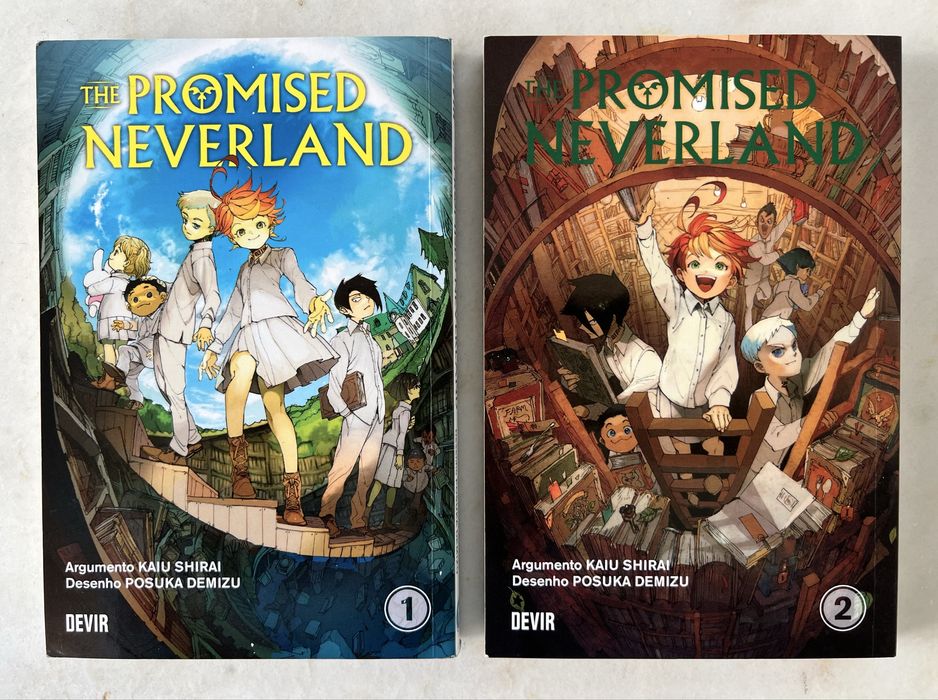 Mangá PT - The Promised Neverland. Livro 1 e 2