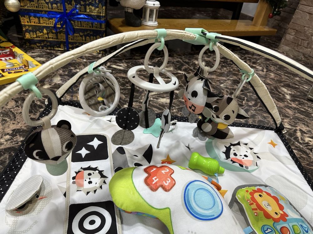 Розвиваючий килимок Fisher Price та подушка для гри на животі