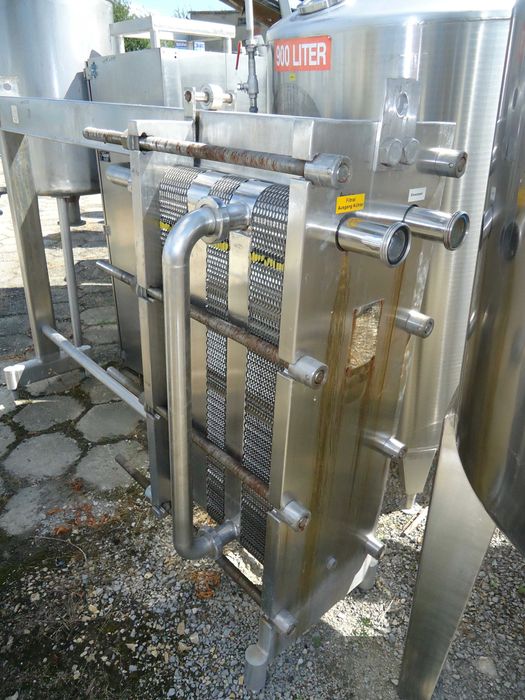 Wymiennik płytowy nierdzewny duży przemysłowy kwasoodporny firmy