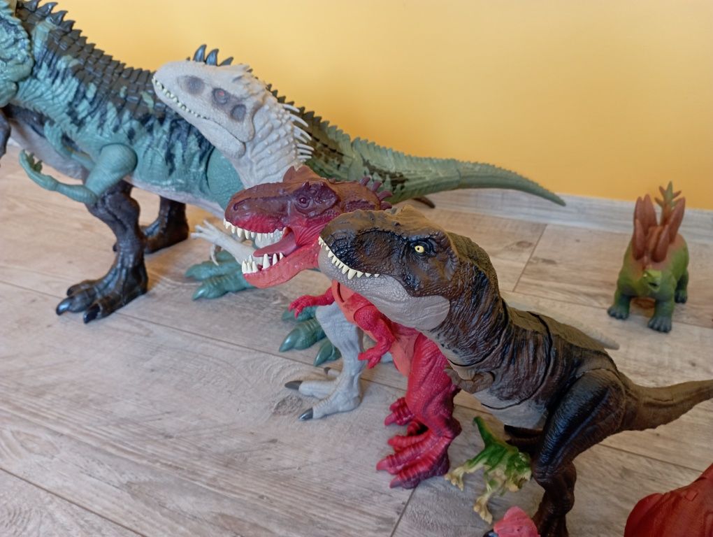 Dinozaury Mattel XXL oraz inne 41sztuk