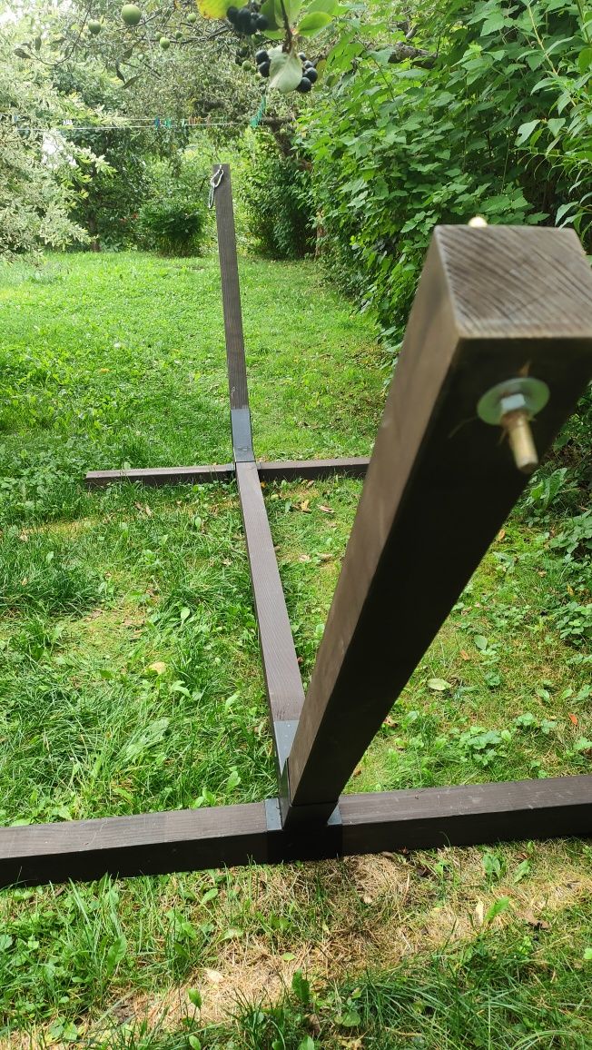 Stelaż na hamak 285cm do 250kg 80x80mm 3mm blacha