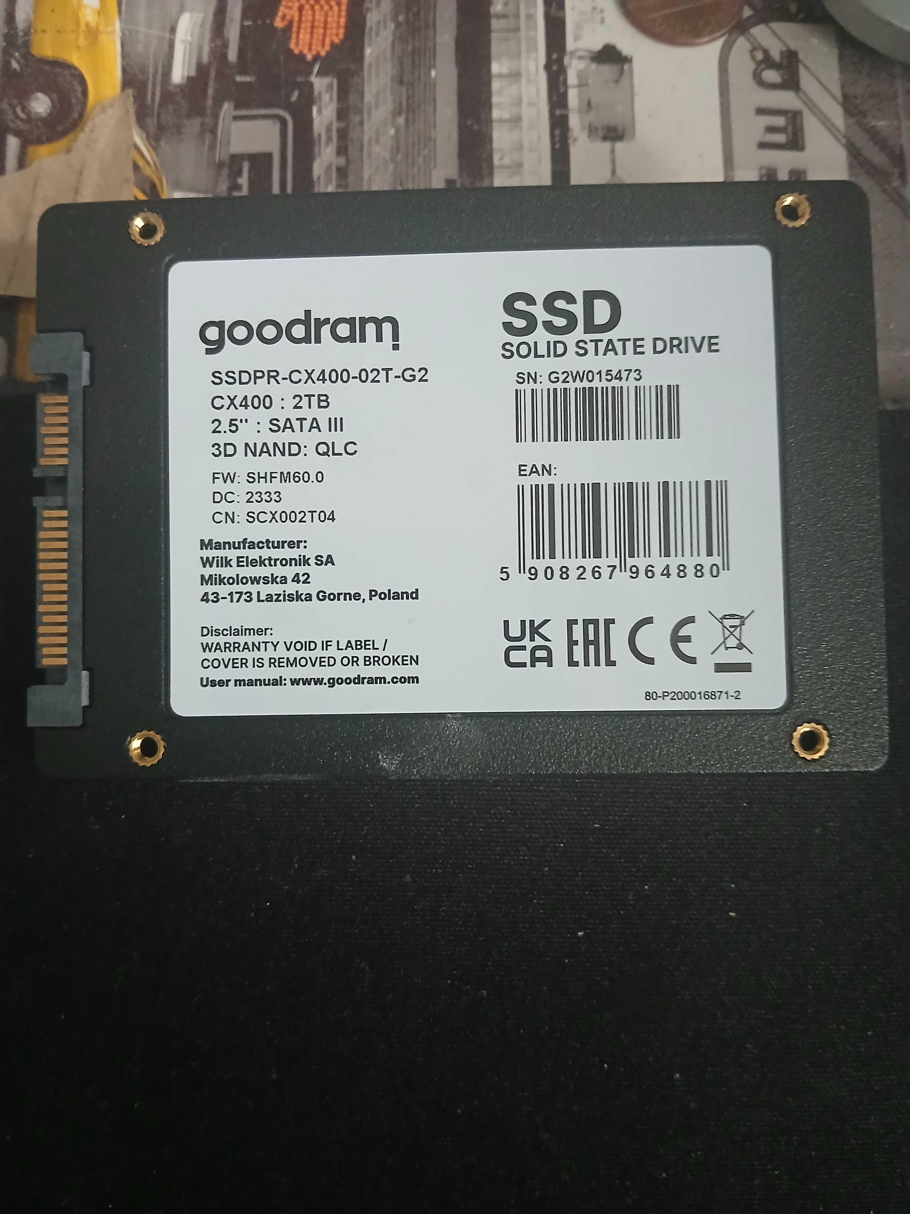Dysk ssd goodram 2tb