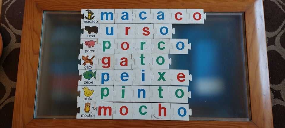 Puzzles didáticos para crianças