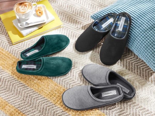 Чоловічі тапочки кімнатні LIVERGY Німеччина 40/41 42/43  44/45  сірий