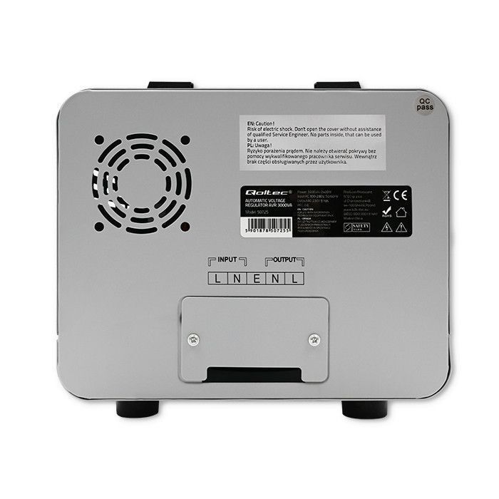 Automatyczny stabilizator napięcia AVR 3000VA 2400W Qoltec 50725